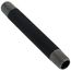 1/4" x 4" Black Nipple