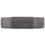 1/2" x 3" Black Nipple