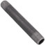 1/2" x 5-1/2" Black Nipple