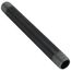 1/2" x 7" Black Nipple