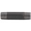 3/4" x 4" Black Nipple