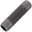 3/4" x 4" Black Nipple