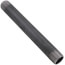 1" x 10" Black Nipple