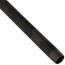 1" x 18" Black Nipple