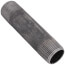 1" x 5" Black Nipple