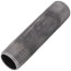 1" x 5" Black Nipple