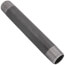 1" x 8" Black Nipple