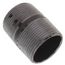1-1/4" x 2" Black Nipple