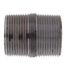 1-1/4" x 2" Black Nipple
