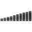 1-1/4" Black Nipple Set (Close to 6" Length)