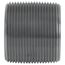 2-1/2" x Close Black Nipple