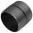 3" x 3" Black Nipple