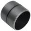 3" x 3" Black Nipple
