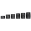 4" Black Nipple Set (Close to 6" Length)