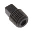 1/4" Black Plug