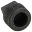1/2" Black Plug