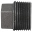 1" Black Plug