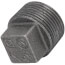 1" Black Plug