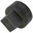 1-1/4" Black Plug