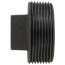 2-1/2" Black Plug