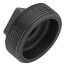 3" Black Plug
