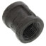 1/2" Black Malleable Iron Right & Left Coupling
