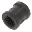 1/2" Black Malleable Iron Right & Left Coupling