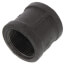 1-1/4" Black Malleable Iron Right & Left Coupling