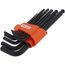 L-Style Ball-End Hex Key Wrench Set, SAE, 12 Piece