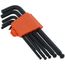 L-Style Ball-End Hex Key Wrench Set, SAE, 12 Piece