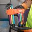 18 Piece Color Coded Hex Key Set, SAE/Metric