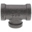 3/8" x 3/8" x 1/4" Black Reducing Tee