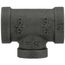 3/8" x 3/8" x 1/4" Black Reducing Tee