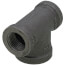 1/2" x 1/2" x 3/4" Black Reducing Tee
