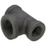 1/2" x 1/2" x 3/4" Black Reducing Tee