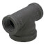 1/2" x 1/2" x 1" Black Reducing Tee