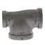 3/4" x 1/2" x 1" Black Reducing Tee
