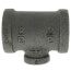 3/4" x 3/4" x 1/4" Black Reducing Tee