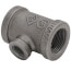 3/4" x 3/4" x 1/4" Black Reducing Tee