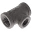 3/4" x 3/4" x 1/2" Black Reducing Tee