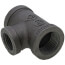 3/4" x 3/4" x 1/2" Black Reducing Tee