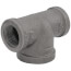 3/4" x 3/4" x 1" Black Reducing Tee