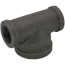 3/4" x 3/4" x 1-1/4" Black Reducing Tee