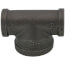 3/4" x 3/4" x 1-1/4" Black Reducing Tee