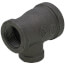 1" x 3/4" x 1/2" Black Reducing Tee