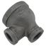 1-1/4" x 1/2" x 1/2" Black Reducing Tee