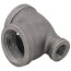 1-1/4" x 1/2" x 1-1/4" Black Reducing Tee