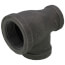 1-1/4" x 3/4" x 1" Black Reducing Tee