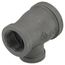 1-1/4" x 1" x 3/4" Black Reducing Tee