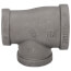 1-1/4" x 1" x 1" Black Reducing Tee
